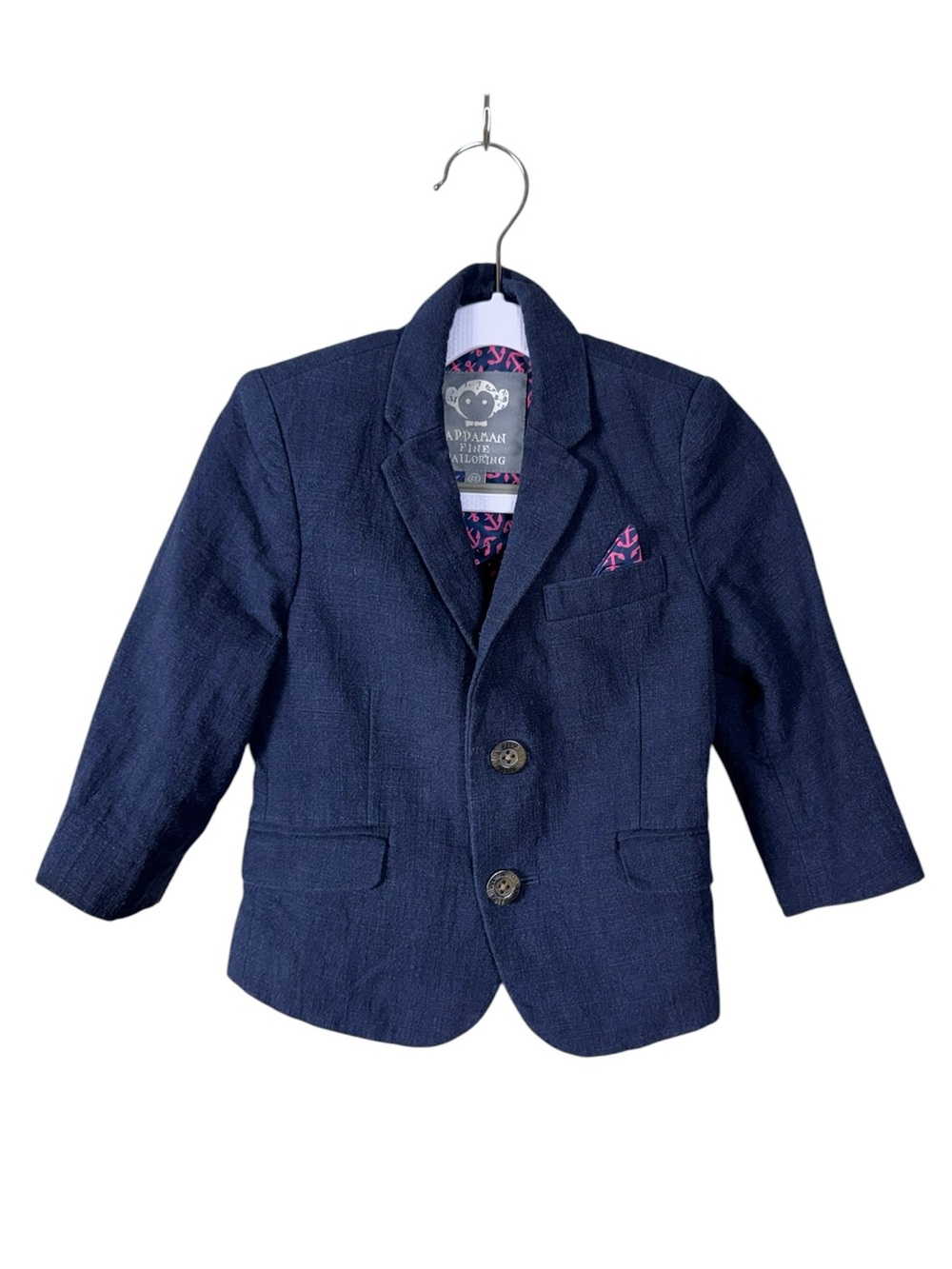 Appaman 100% Linen Boys Blazer Size 2T Beach Coastal Euro Summer